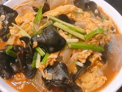 粉皮炒鸡蛋-渝新·干锅鸭头·川菜(总店)