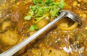 Sour Cabbage Duck Blood and Pig Tripe Stew