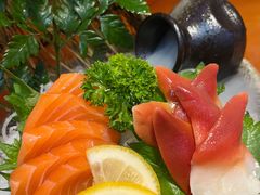 三文鱼刺身-鳗鱼家·深夜食堂(军博店)