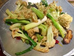干锅丽水香菇花菜-探花·意境江南菜·唐伯虎文化体验店·松鼠桂鱼(观前店)