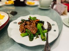 菜心炒牛肉-白天鹅宾馆-玉堂春暖餐厅