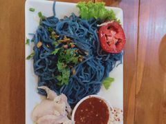 -蝶豆花蓝面条