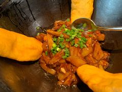 地锅茄子-洪福龙虾