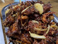 炒鸡架-勃利地摊·勃立小串烧烤