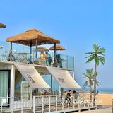 青岛·巨巨巨好看的海景沙滩咖啡厅🏖️