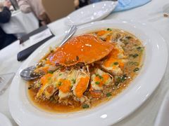 葱油红膏蟹-金时代顺风大酒店(临港百联店)