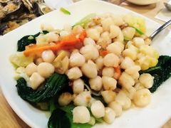 扇贝炒西兰花-Isla Sugbu Seafood City