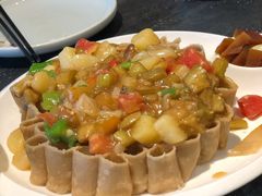 酸菜茄条扒莜面-紫泥369粗粮季(鼓楼店)