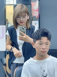 -藤野造型专业烫染接发