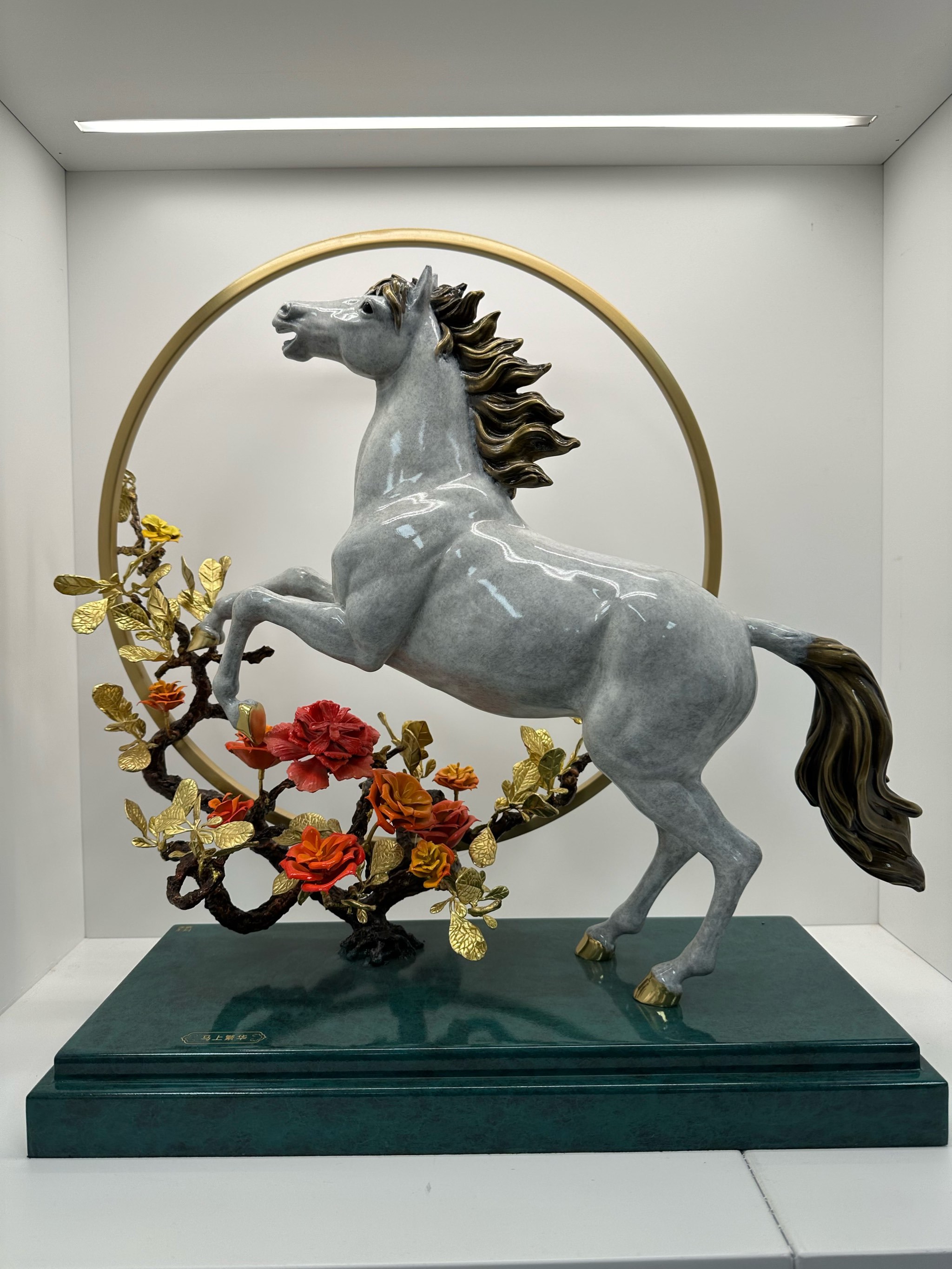 朱炳仁•铜马,送礼办公室书房客厅摆放绝佳选择