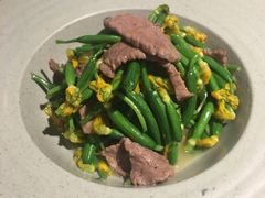 和牛炒日本青瓜花-古田居·特色寿司料理(星之岛旗舰店)