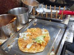 -小红车炸蛋葱油饼