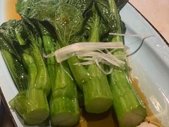 油淋脆菜心-绿茶餐厅(深圳龙华天虹购物中心店)