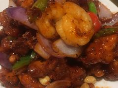 椒香虾仁爆鸡球-陈傻子餐厅(世纪都会店)