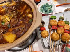 -宝记烧烤·碳锅羊肉·羊蝎子火锅·夜食社(文体路创始店)