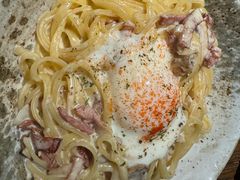 忌廉汁培根意大利扁面配水波蛋-Cyclus Craft Kitchen薩克思手工厨房