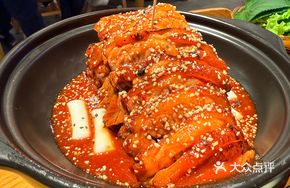 Spicy Korean Pork Trotter Stir-fry