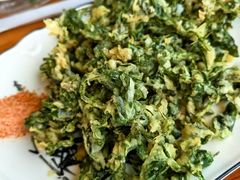 炸花椒芽-钰田大院·碳烤虹鳟鱼·怀柔地道农家菜(雁栖湖店)