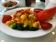 上汤伊面焗龙虾-江南村酒家