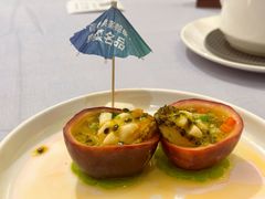 百香果蒸中鲍鱼-79号渔船海鲜饭店(宝安店)