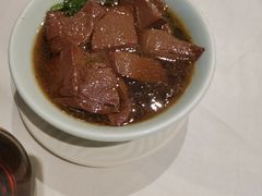 金蒜韭菜猪红-稻香海鲜饭店(第一国际店)