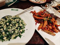 荠菜百合炒玉米-新白鹿餐厅(爱琴海购物中心店)