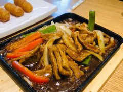 铁板牛柳-去茶去餐厅(中央大街店)