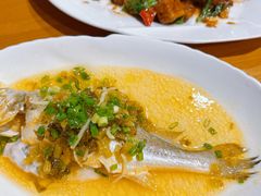 雪菜蒸小黄鱼-乐忻皇朝(上海中心大厦店)