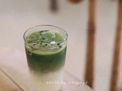 抹茶渐层冰拿铁-Ginko银子(青龙街店)