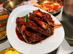 -草家酱蟹炭火烤肉店(珲春南路一店)