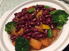 鲍汁红腰豆蹄筋-利雅园酒家(大沙地店)