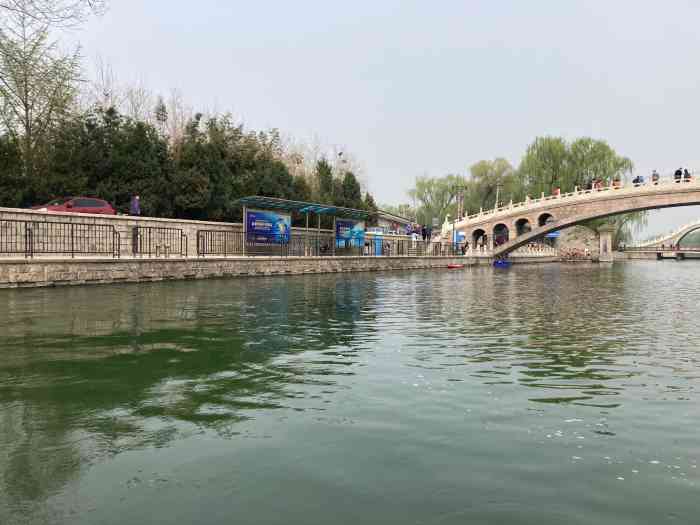 京城水系昆玉河游船长河湾码头-"京城水系,昆玉河畔,云卷云舒,晚霞