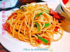 港式黑椒牛柳意面-酷公社·榴莲披萨(太原街店)