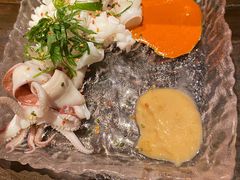 白煮鱿鱼配柚子酱-三川·十酒Izakaya(南昌路店)