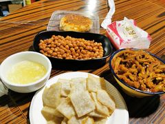 -老红桥炸灌肠牛肚锅烧烤(定福庄店)