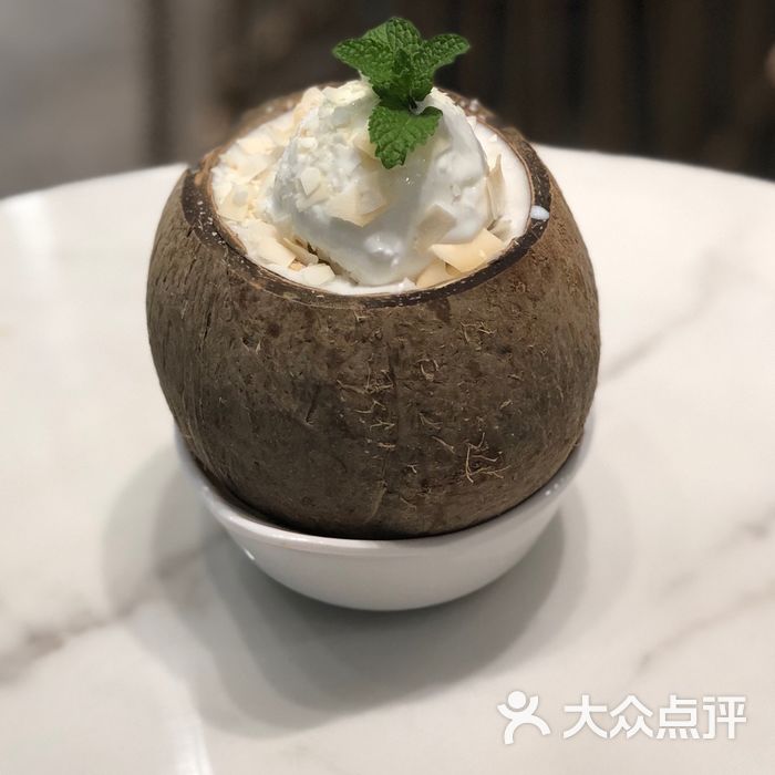 乐果甜心招牌椰子冰图片-北京甜品饮品-大众点评网