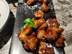 雪花糖醋里脊-绿茶餐厅(松江万达店)