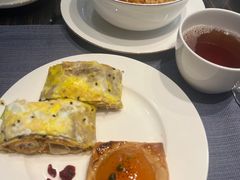 现场制作的煎饼果子-康莱德酒店·美庭自助餐厅