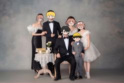 -时光纪亲子全家福照相馆(静安店母女写真父母纪念照)