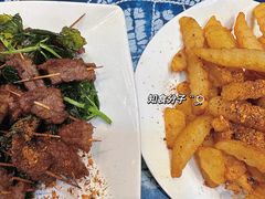 傣族薄荷牙签肉-云南李记罐罐米线饵丝小吃(汉中门金鹰店)