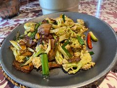 有机花菜炒风肉-杨记隆府(时代天街店)