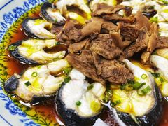 蕈油蒸河鳗鱼-得意楼蒸菜馆