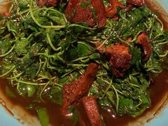 蚌肉金花菜-金典银峰老鹅馆·昆山菜(亭林公园店)