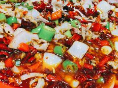 生爆脆肠-盐与味葱葱鲫鱼•自贡菜江湖菜(春熙店)