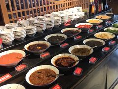 自助调料区-老版火锅(半坡店)