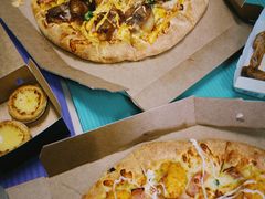 金沙咸蛋黄嫩鸡比萨-达美乐比萨(双安店)