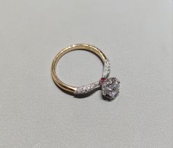 -钻石小鸟钻戒婚戒定制(石路店)