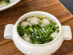 鲜嫩黄花鱼丸汤-将相和·海鲜蒸饺大连菜