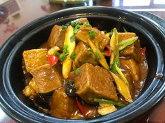 养生黑豆腐煲-呼吸森林·生态农庄农家乐私房菜