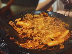 铁板章鱼五花肉-春熙台韩国料理·章鱼肥牛(西丽店)